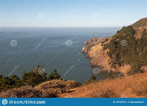 Kirby Cove Beach Viewed From Above Stock Image Image Of Scenic Coast