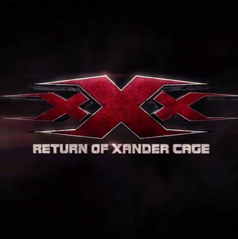 Reactivated in some countries) is a 2017 american action film that marks after shooting cage, marke talks about death being the last big adventure. xXx: The Return of Xander Cage Official Logo - Vin Diesel ...