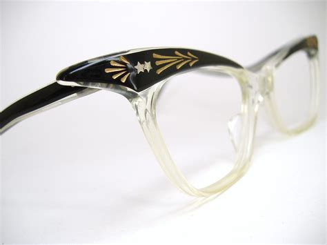 vintage womens 50s winged cat eye eyeglasses frame nos vintage ladies vintage wear optician
