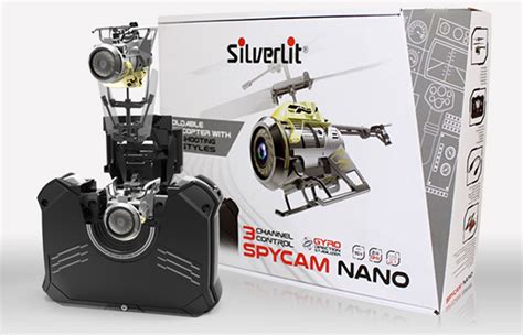 Silverlit Toys Nano Mini Spy Rc Helicopter Camera Remote Control