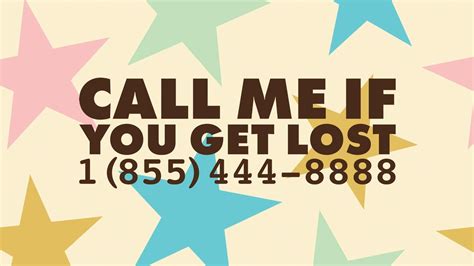 Call Me If You Get Lost Wallpapers Wallpaper Cave