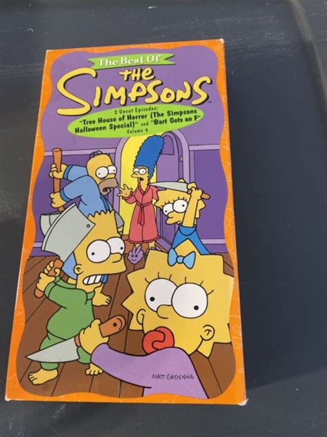 The Best Of The Simpsons V 4 Vhs 1998 For Sale Online Ebay