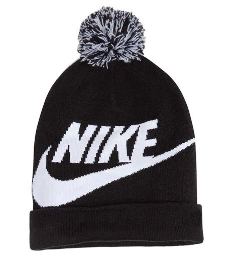 Nike Beaniegloves Knitted Swoosh Black Fast Shipping