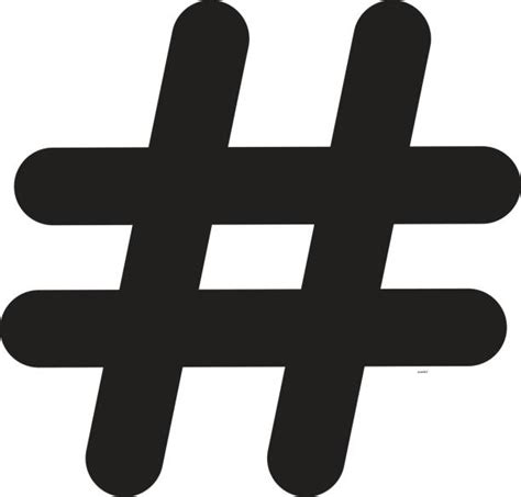 Best Hashtag Symbol Illustrations Royalty Free Vector Graphics And Clip