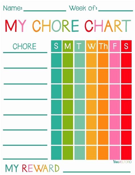 30 Chore Charts For Adults Example Document Template