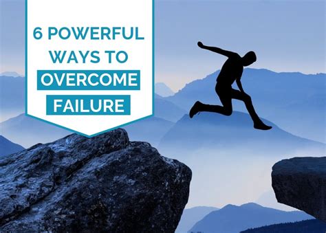 6 Powerful Ways to Overcome Failure Effortlessly - Self-believer.com