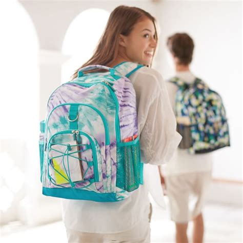 Cool Tie Dye Stripe Teen Backpack Pottery Barn Teen