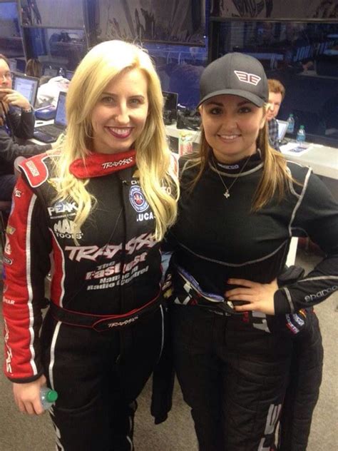 Courtney Force And Erica Enders Stevens At The Nhra Winternationals In