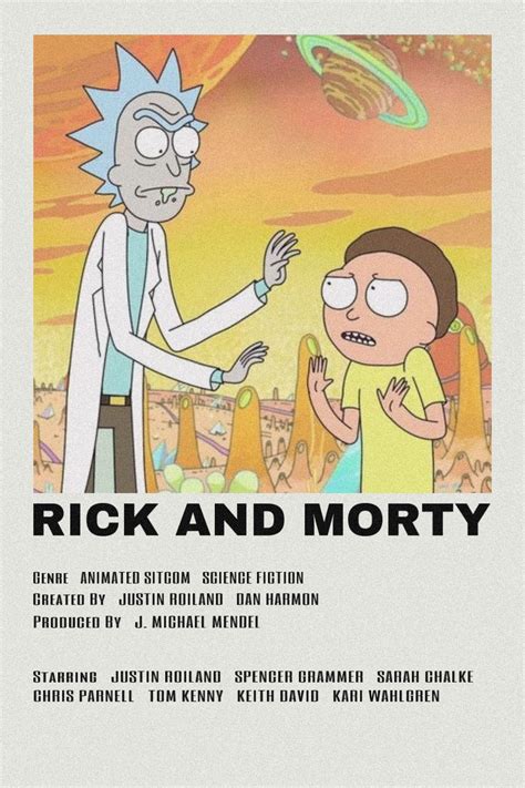 Rick And Morty By Scarlettbullivant Movie Posters Minimalist Film