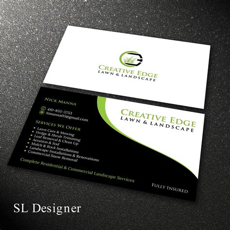 The first lawn care business card is meant for those who are keeping a low budget and do not want to spend a lot on ink. Free Business Card Templates Online ...