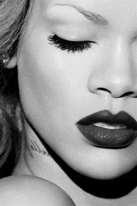 Rihanna Black And White On Tumblr