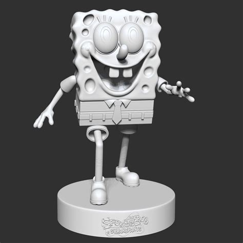 Spongebob Bob Esponja 3d Printable Model Cgtrader 3d Printable