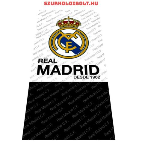 Real Madrid óriás Törölköző Eredeti Hivatalos Klubtermék