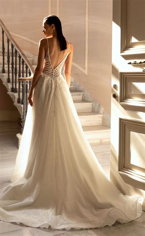 A Line Lace Wedding Dress Serenita Wedding Dress By Ida