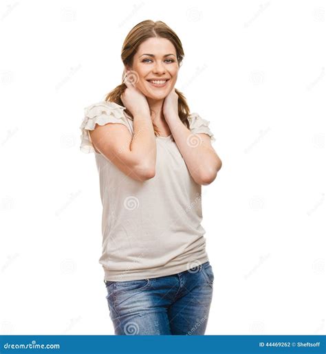 Casual Portrait Stock Photo Image Of Isolated Natural 44469262