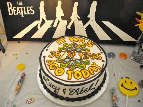 Beatles Cake This One Was For Two People Celebrating A Birthday