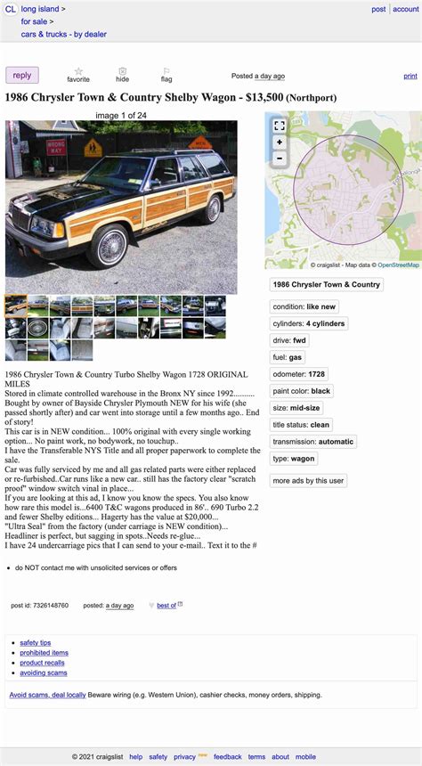 At $13,500, Is This 1986 Chrysler Town & Country Wagon A Deal?