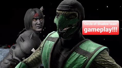 Mortal Kombat Mobile Circle Of Shadow Team Gameplay Youtube