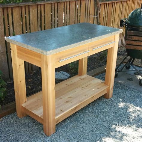 Outsunny trolley cart is one of the best outdoor grill prep tables. Ryan Pizzuto on Twitter: "I made a thing. Outdoor kitchen ...