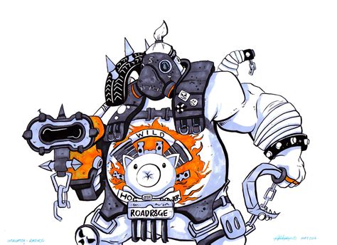 Roadhog Overwatch Fan Art By Aldersonillustration On Deviantart