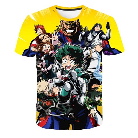 My Hero Academia Manga T Shirt T Shirt Boku No Hero Academia