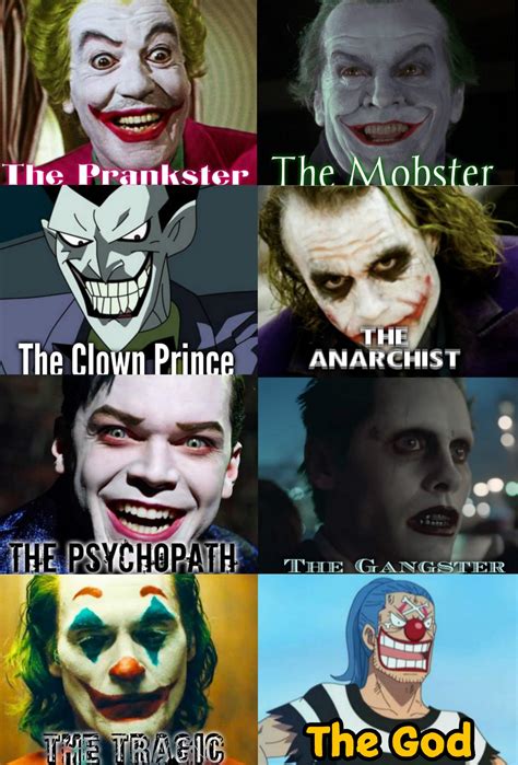 The Many Faces Of Joker Rmemepiece