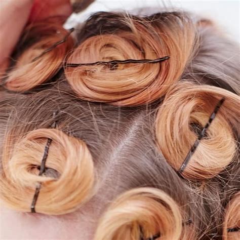 This At Home Pin Curl Hair Tutorial Will Give You Bouncy Waves Without