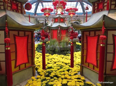 Chinese Year Display Bellagio Conservancy Las Vegas Chinese Year