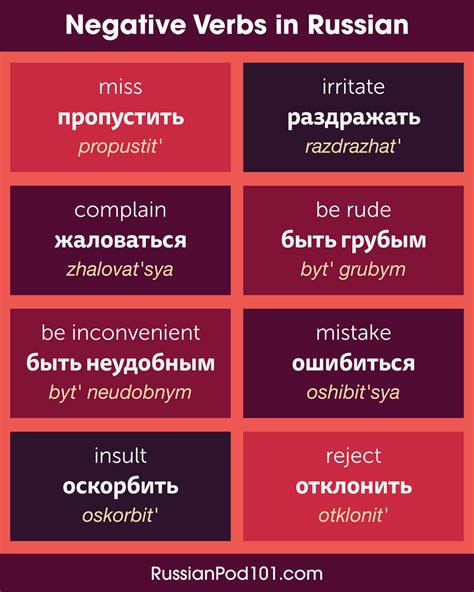 A Comprehensive Guide To Russian Verbs