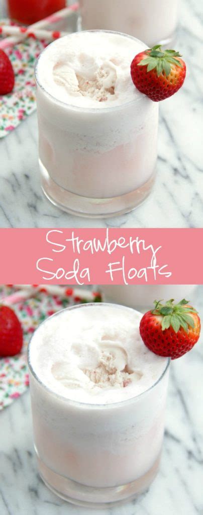 Strawberry Soda Floats Eat Drink Love