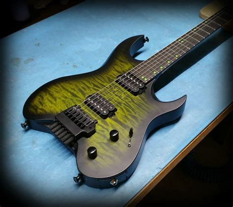 Kiesel 6x Vader Deep Moss Green Over Quilted Maple Top With Black