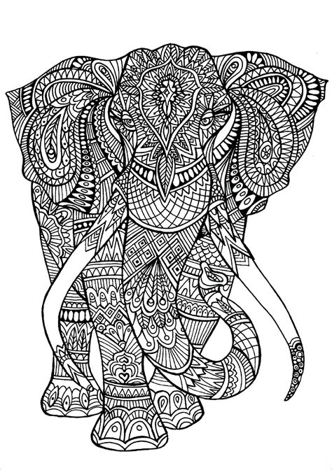Coloriages Mandala Animaux Luxe Photographie Anima Gros Elephant