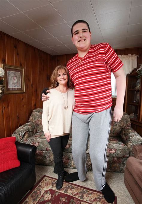 The Worlds Tallest Teenager Just Cant Stop Growing 13 Pics