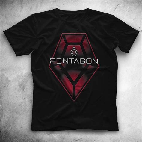 Pentagon K Pop Black Unisex T Shirt Tees Shirts Zelitnovelty