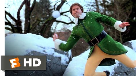 Elf 45 Movie Clip Snowball Fight 2003 Hd Funny Football