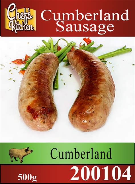 Cumberland Style Sausage Pork 5 Links Per 500g ไส้กรอกสไตล์คัมเบอร์