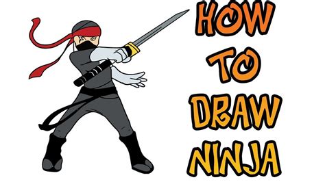 How To Draw Ninja Hattori Easy Steps How To Draw A Ninja Cartoon