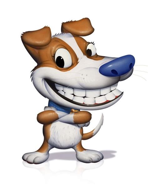 Funny Dog Character Illustration Silly Dogs Smiling Dogs Funny Dogs