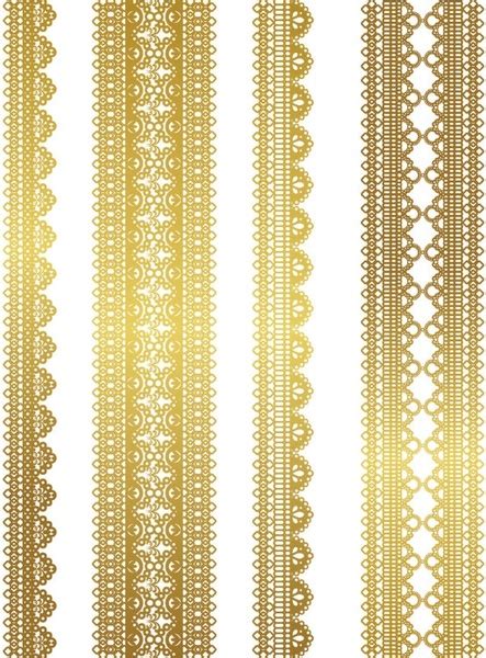 Gold Lace Pattern 03 Vector Free Vector In Encapsulated Postscript Eps