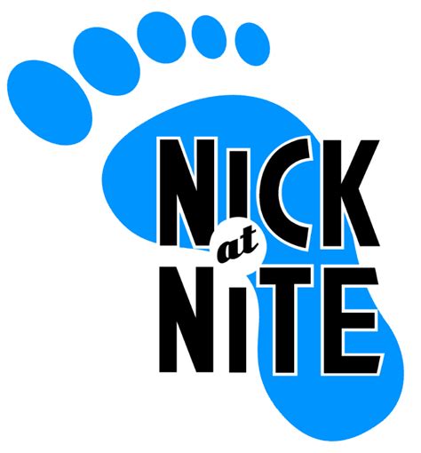 Nick At Nite Footprint Logo 1992 By Lukesamsthesecond On Deviantart