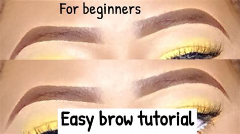 How To Quick And Easy Brow Tutorial Beginners Friendly Updated