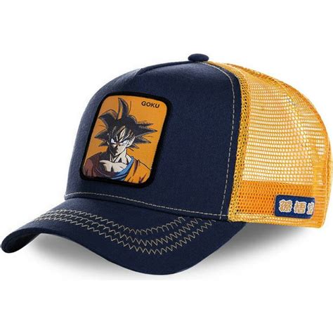Check spelling or type a new query. Capslab Son Goku GOK Dragon Ball Orange and Navy Blue Trucker Hat: Caphunters.co.uk