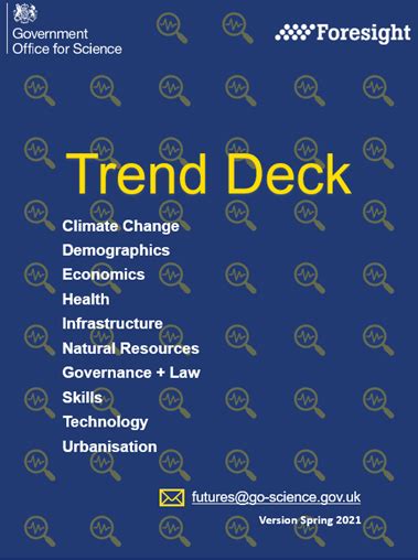 Trend Deck Evidence Of Future Change For Uk Policy Makers Futures