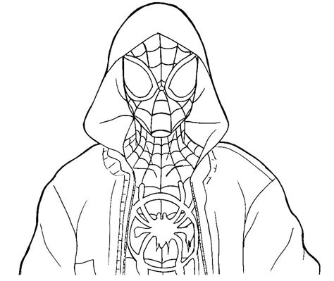Miles Morales Printable Coloring Page Download Print Or Color Online