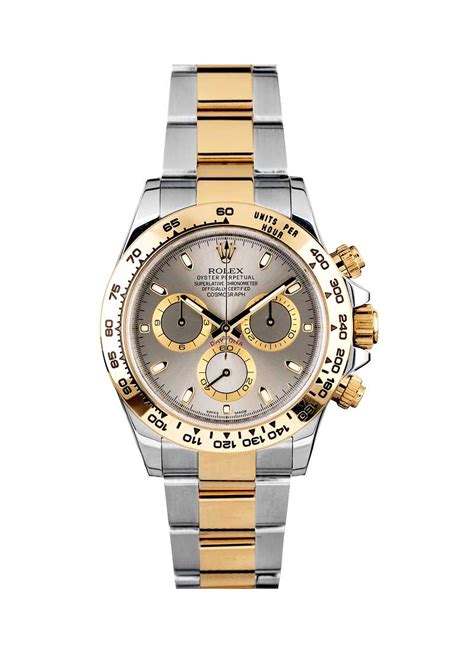 A quick explanation of rolesor. 116503_used_slate Rolex Daytona 2 Tone | Essential Watches