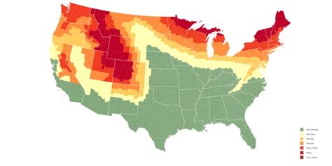 This Map Shows You When To See Fall Colors In Vermont