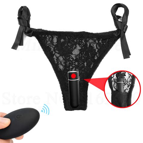 Remote Control 9 Speeds Lace Panty Vibrator Sex Toys For Women Strap On