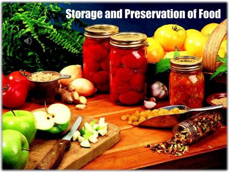 Bachelor's degree, or equivalent educational experience, with academic major or concentration in food and nutrition, food services management. PPT - Storage and Preservation of Food PowerPoint ...
