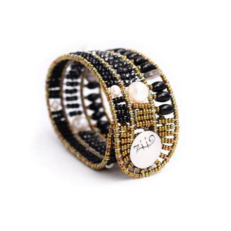 From Ziio S Fenice Collection This Cuff Bracelet Features A Medley Of
