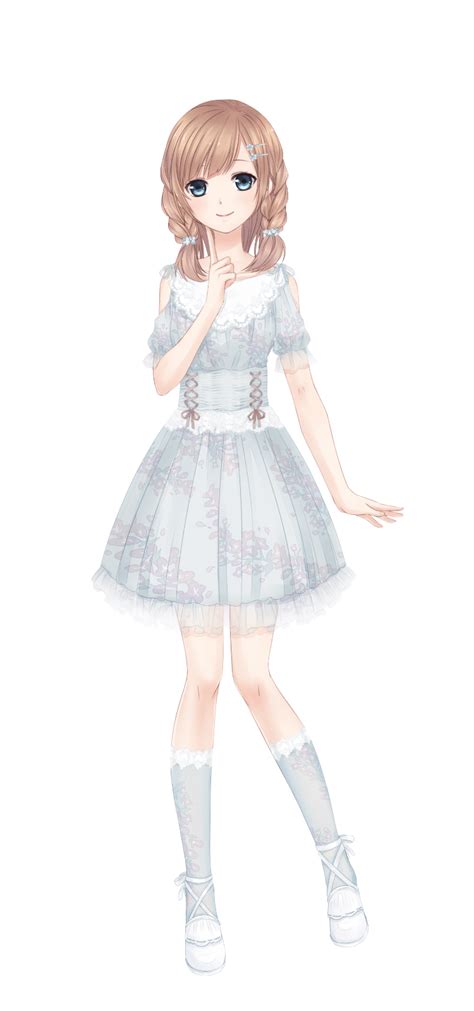 Anime Girl In Dress Cute